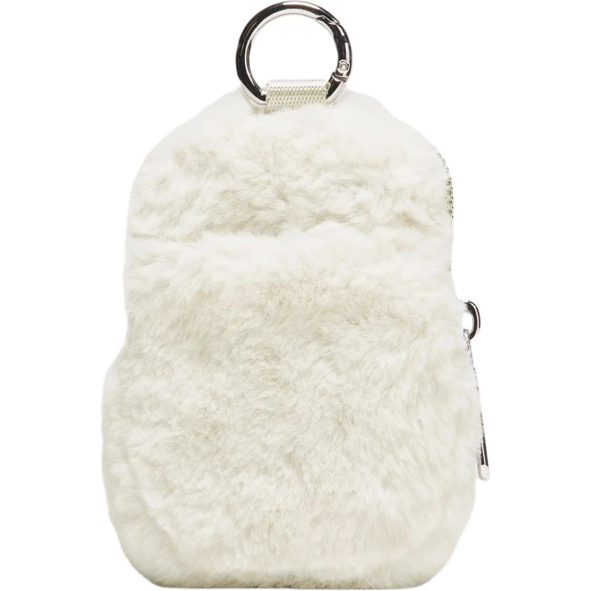 lululemon Clippable Fleece Zip Pouch Unisex Bone/Silver 3