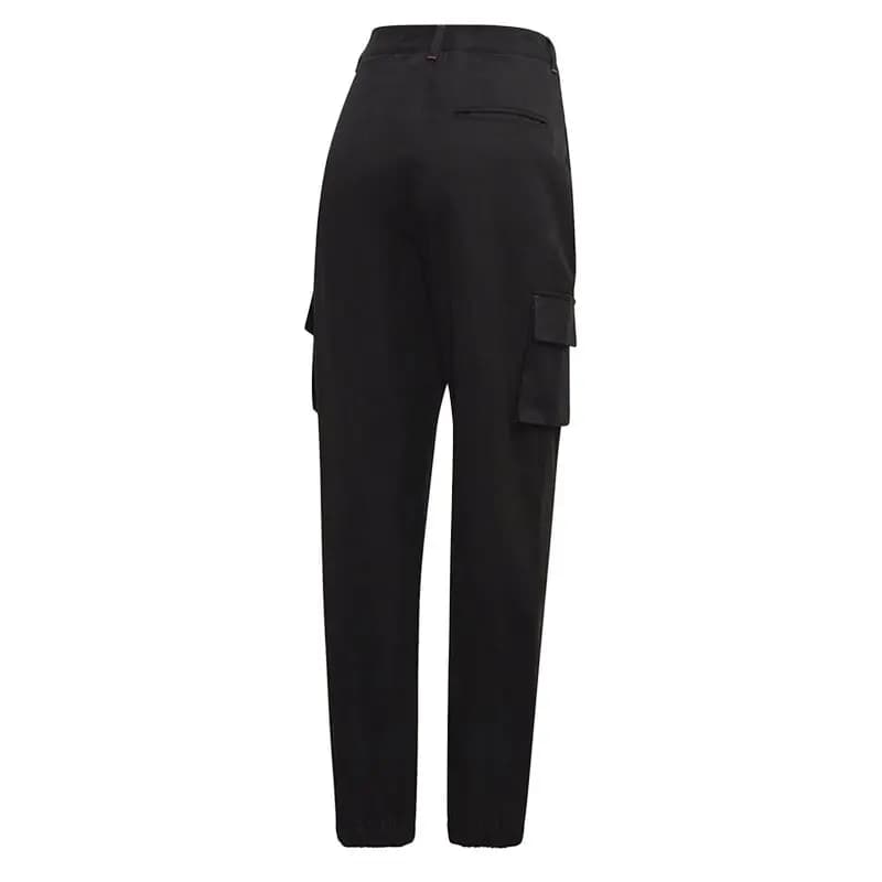 adidas Originals Loose Comfortable Jogger Fashion Cargo Pants Women's Black 2