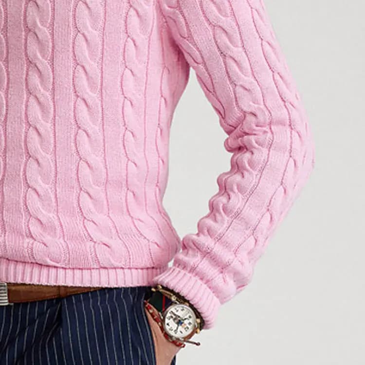 Polo Ralph Lauren SS21 Kişi Sviteri Çəhrayı 6