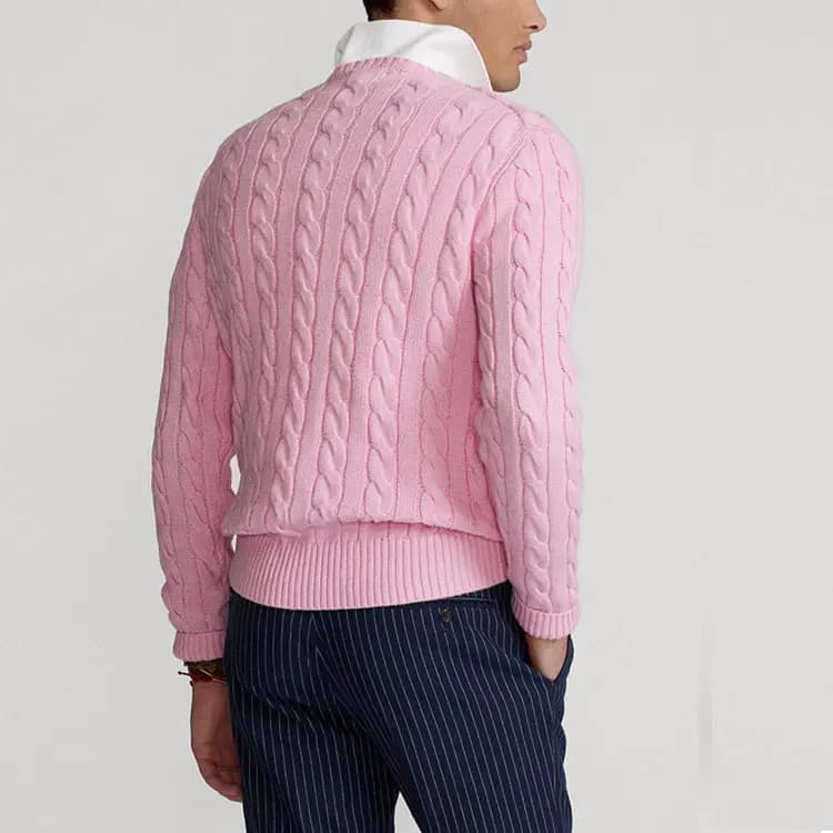 Polo Ralph Lauren SS21 Kişi Sviteri Çəhrayı 4