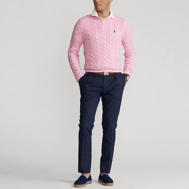 Polo Ralph Lauren SS21 Kişi Sviteri Çəhrayı 2
