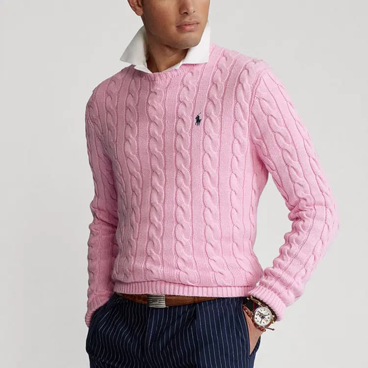 Polo Ralph Lauren SS21 Kişi Sviteri Çəhrayı 3