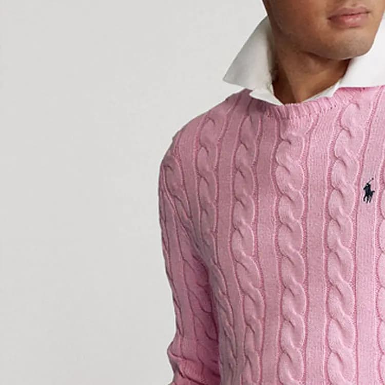 Polo Ralph Lauren SS21 Kişi Sviteri Çəhrayı 5