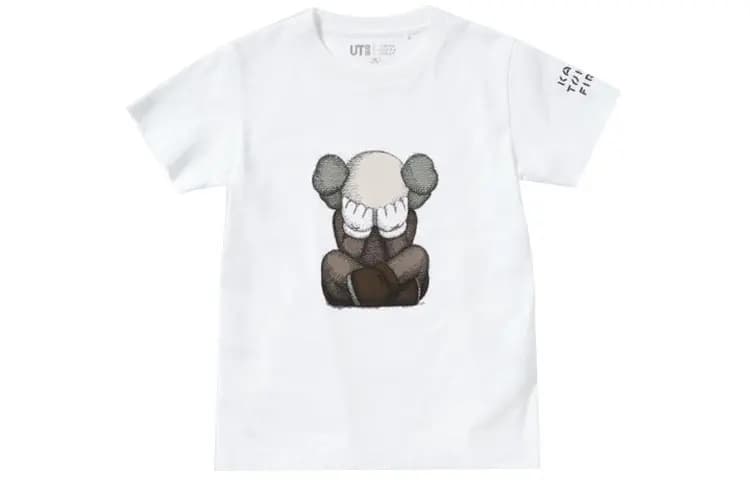 UNIQLO x KAWS Uşaq Köynəyi Ağ