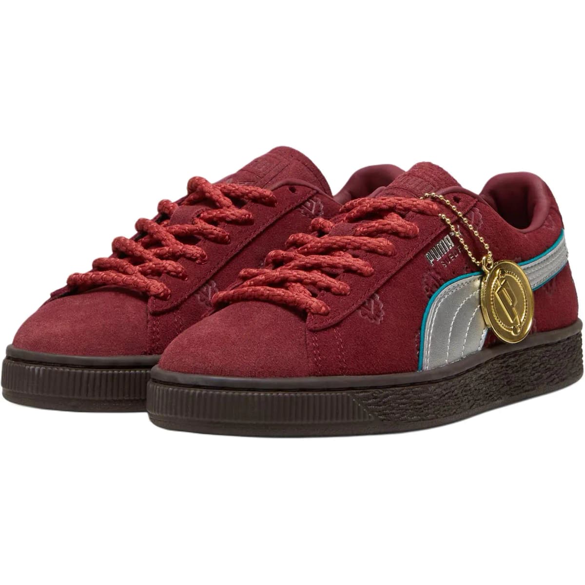 ONE PIECE x PUMA Suede Uşaq Ayaqqabısı Qırmızı 3