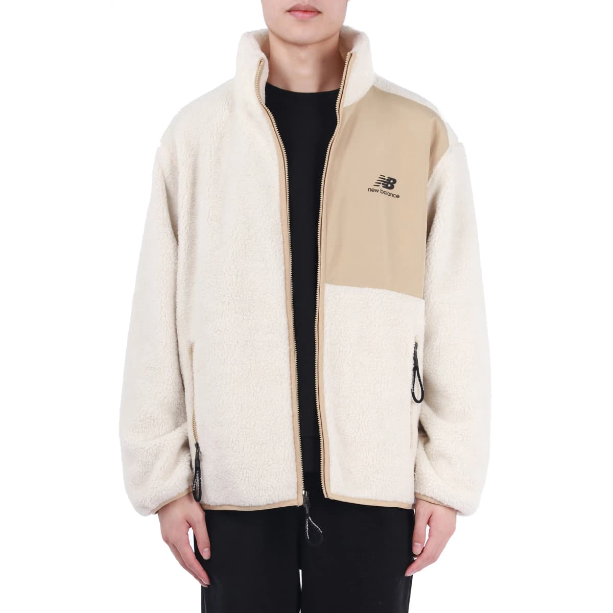 New Balance Velvet Jacket Unisex Krem 3