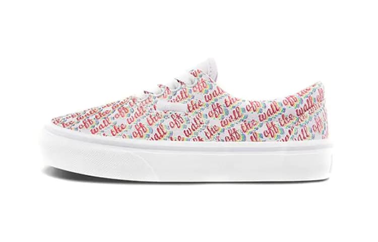 Vans Era Uşaq Skeyt Ayaqqabısı Ağ/Çəhrayı