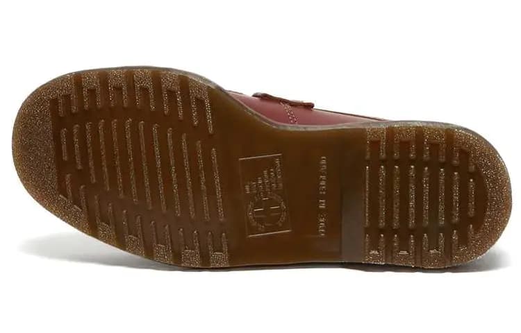Dr.Martens Adrian Tassel Loafers Oxblood Quilon 6