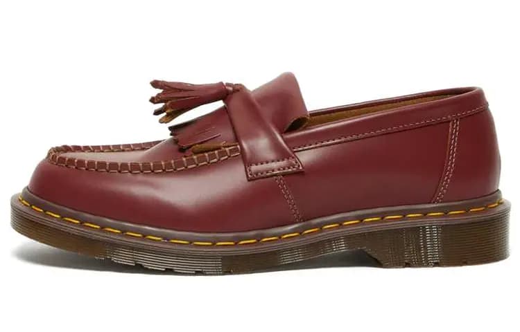 Dr.Martens Adrian Tassel Loafers Oxblood Quilon