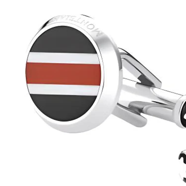MONTBLANC Stainless Steel Cufflinks Men's Silver 3