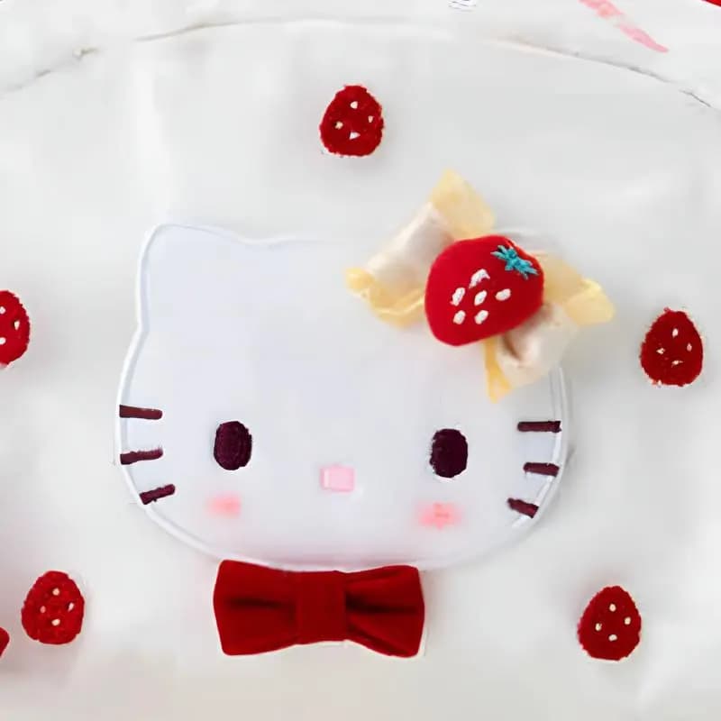 Sanrio Hello Kitty Çiyələkli Tort Oyuncaq və Qəpik Kisəsi Unisex 5