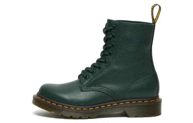 Dr.Martens 1460 Pascal Virginia Martin Qadın Çəkməsi Yaşıl
