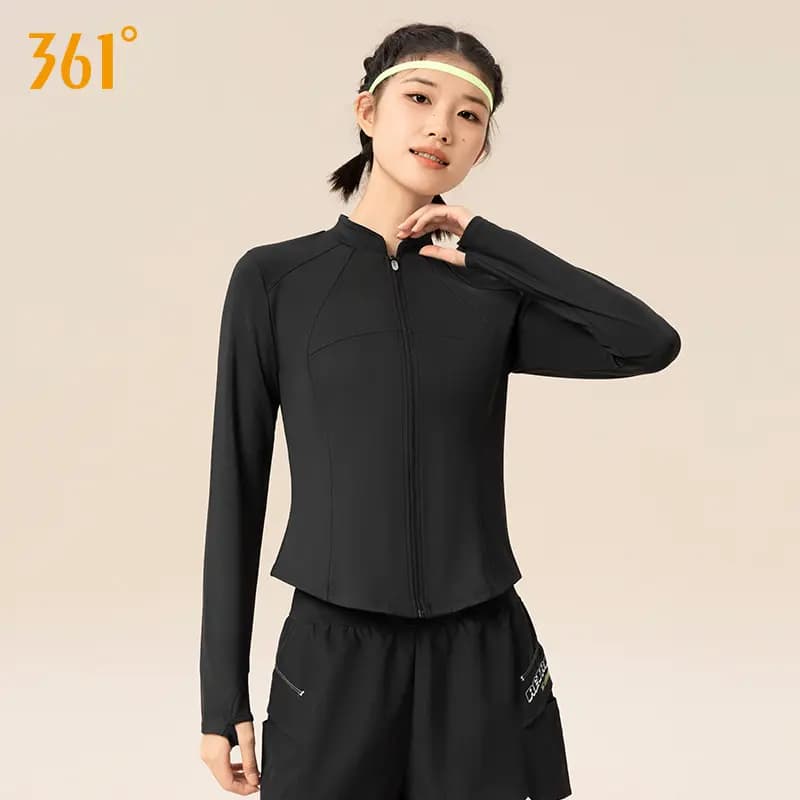 361° Training Series Fermuarlı Fitness Üstü Qadın 10