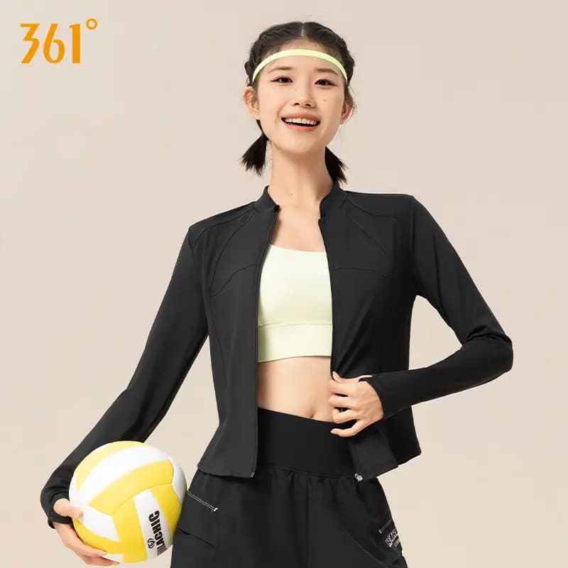 361° Training Series Fermuarlı Fitness Üstü Qadın 11