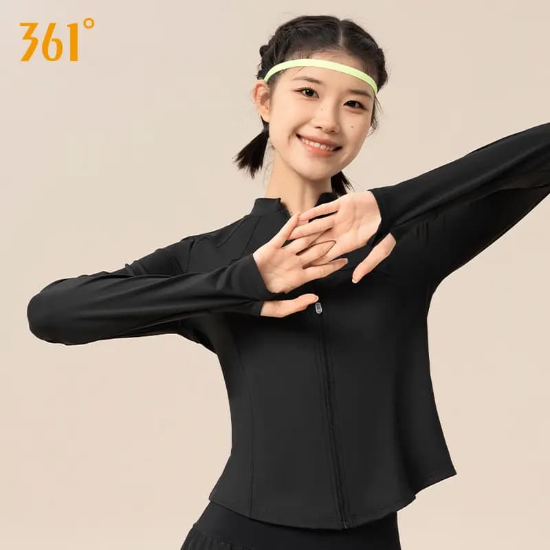 361° Training Series Fermuarlı Fitness Üstü Qadın 9