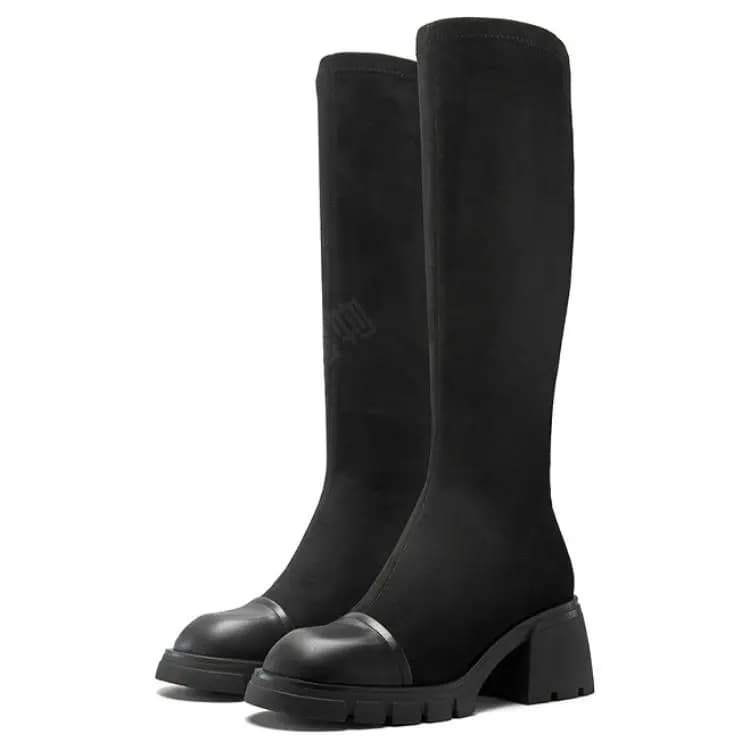 NINE WEST Dəri Uzunboğaz Qadın Çəkməsi 8