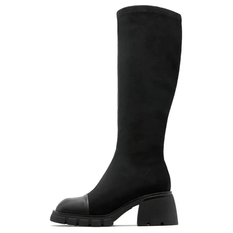 NINE WEST Dəri Uzunboğaz Qadın Çəkməsi 6