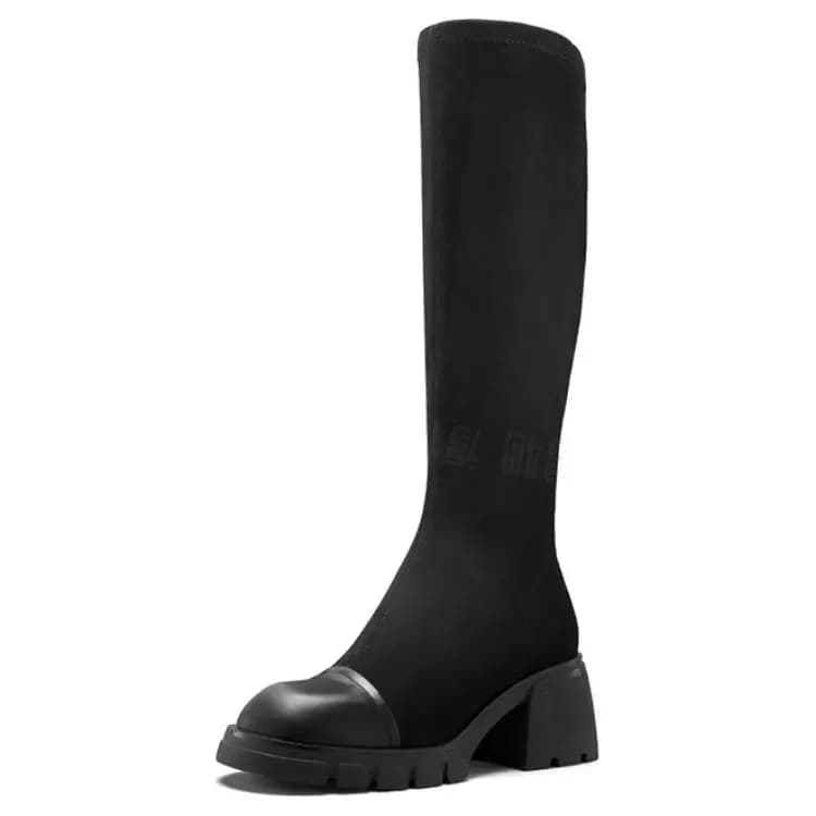 NINE WEST Dəri Uzunboğaz Qadın Çəkməsi 7