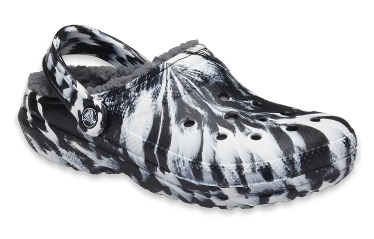 Crocs Classic Lined Clog Qadın Sandalı Ağ/Qara 3