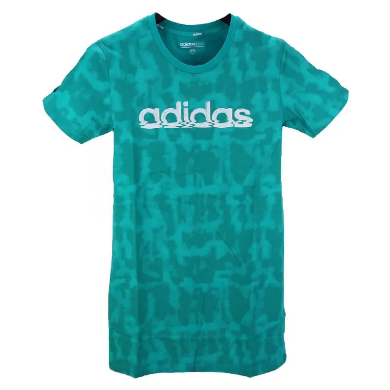 adidas neo FV DRESS Qadın Qısaqol Don Yaşıl
