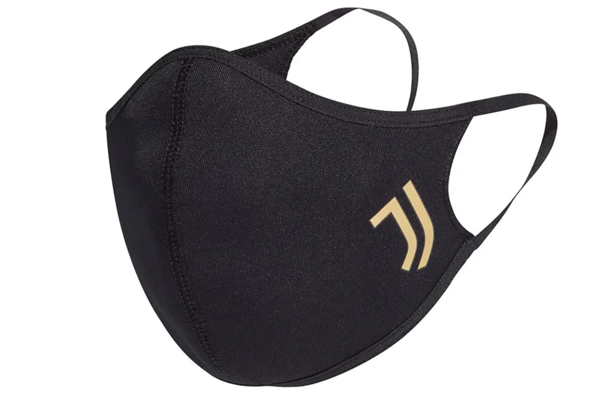 adidas Juventus Fan İdman Üz Maskası 3-lü dəst Unisex Qara