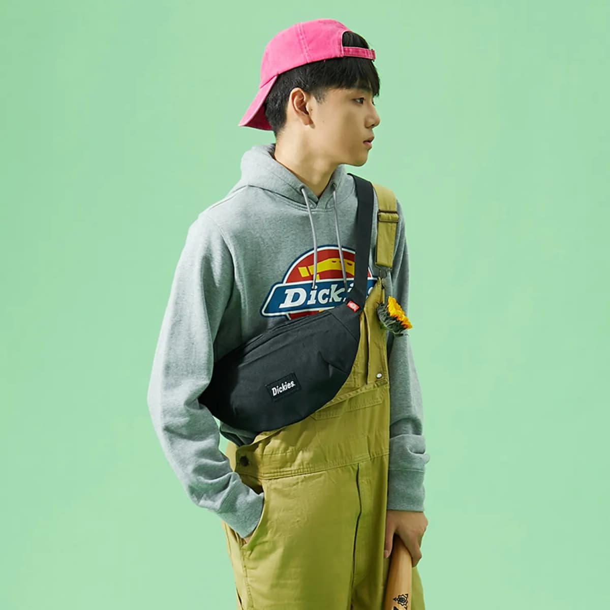 Dickies Polyester Çiyin Çantası Unisex Qara 7