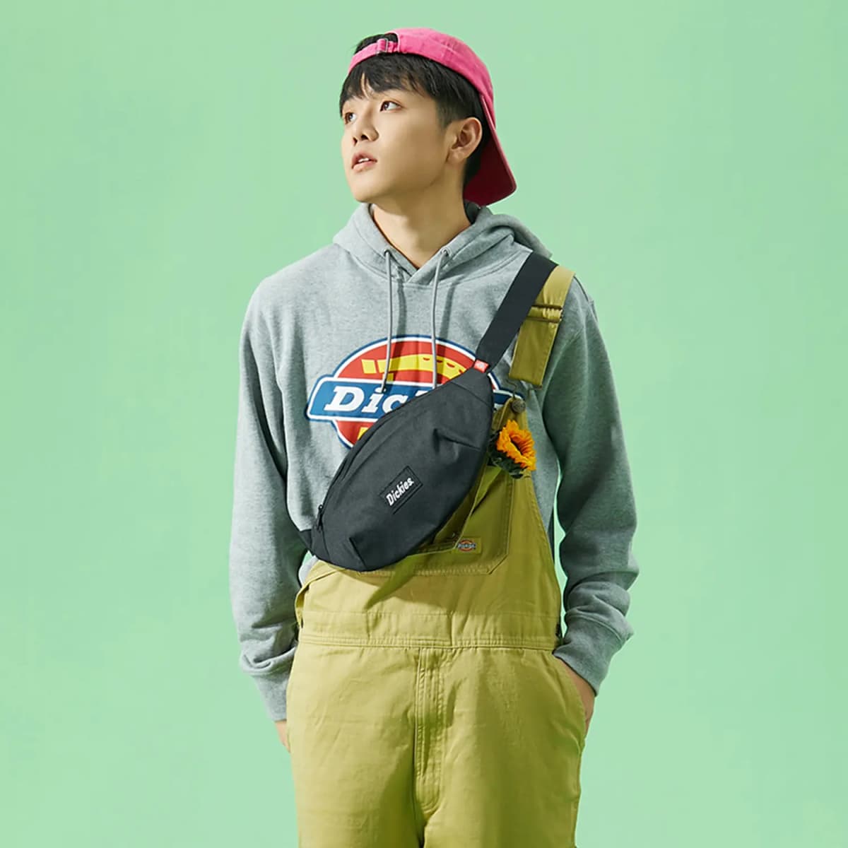 Dickies Polyester Çiyin Çantası Unisex Qara 6