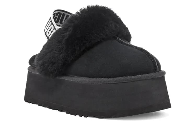 UGG Funkette Slipper Qadın Qara 3