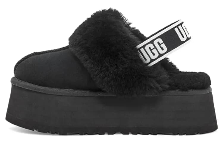 UGG Funkette Slipper Qadın Qara