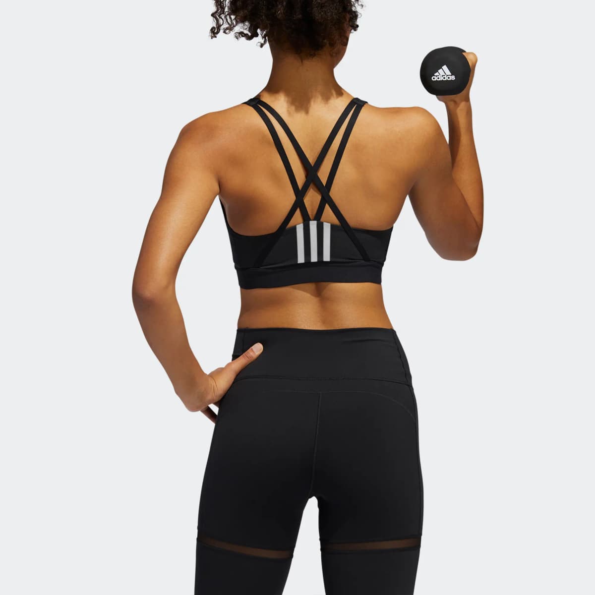 adidas Circuit İdman Büstqalteri Qara 4