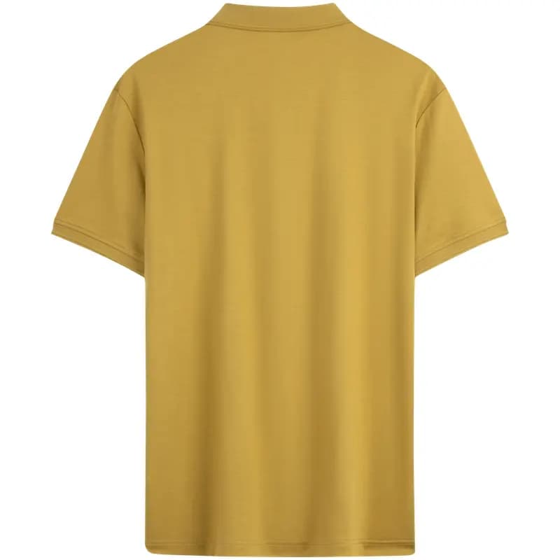 CALVIN KLEIN Business Casual Solid Color Letter Pullover Cotton Short Sleeve Polo Shirt Men's 2