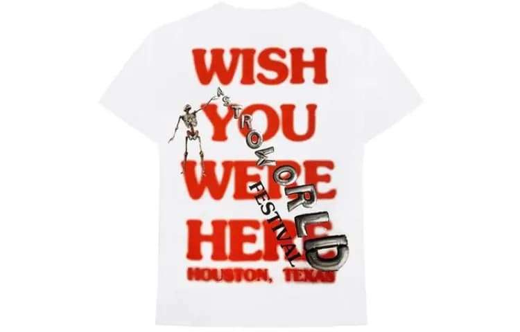 Travis Scott Wish You Were Here Festival Köynəyi