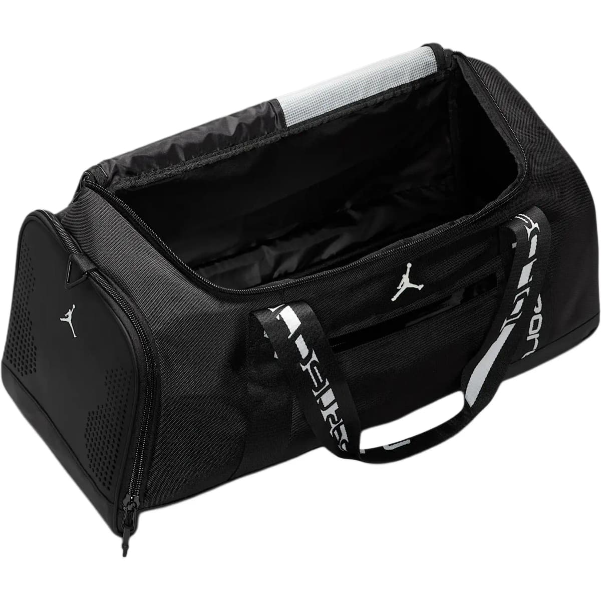Jordan Minimalist Loqo Çaplı Səyahət Çantası 47.5L Unisex Qara 4