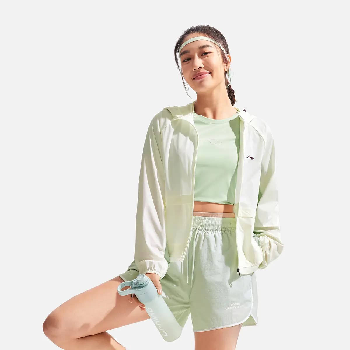LiNing Fitness Series Sun Protection Clothing Women's Ivory 6