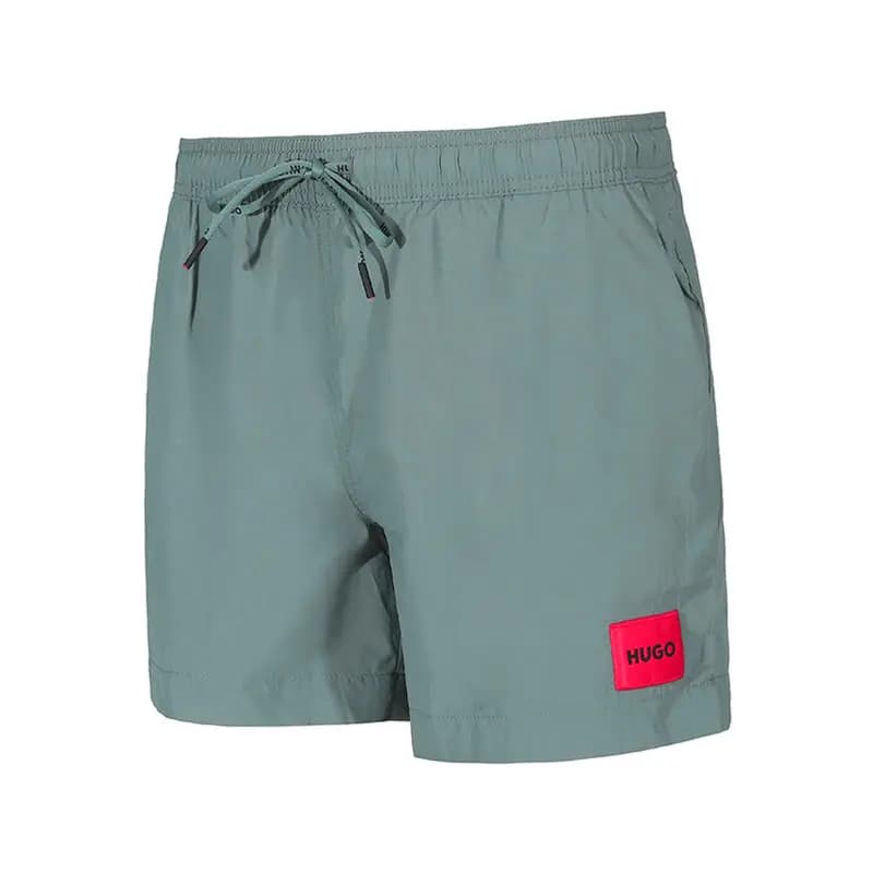 HUGO BOSS Çimərlik Şortu Kişi Boz/Yaşıl 3