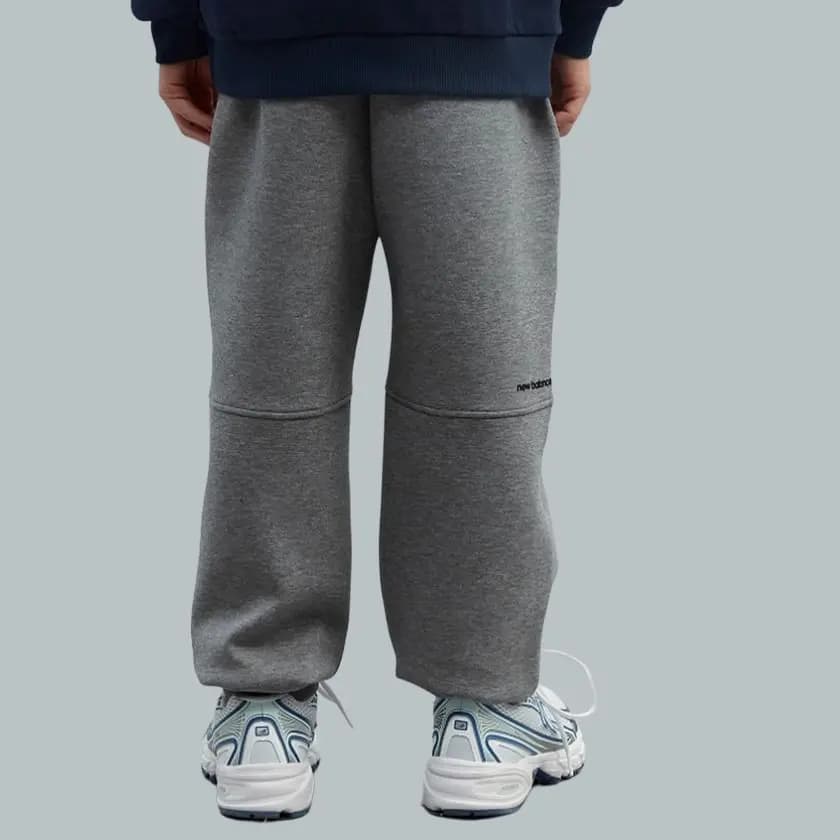 Children Aged 3-7 Years Old New Balance Knitted Sports Pants Dark Gray 3