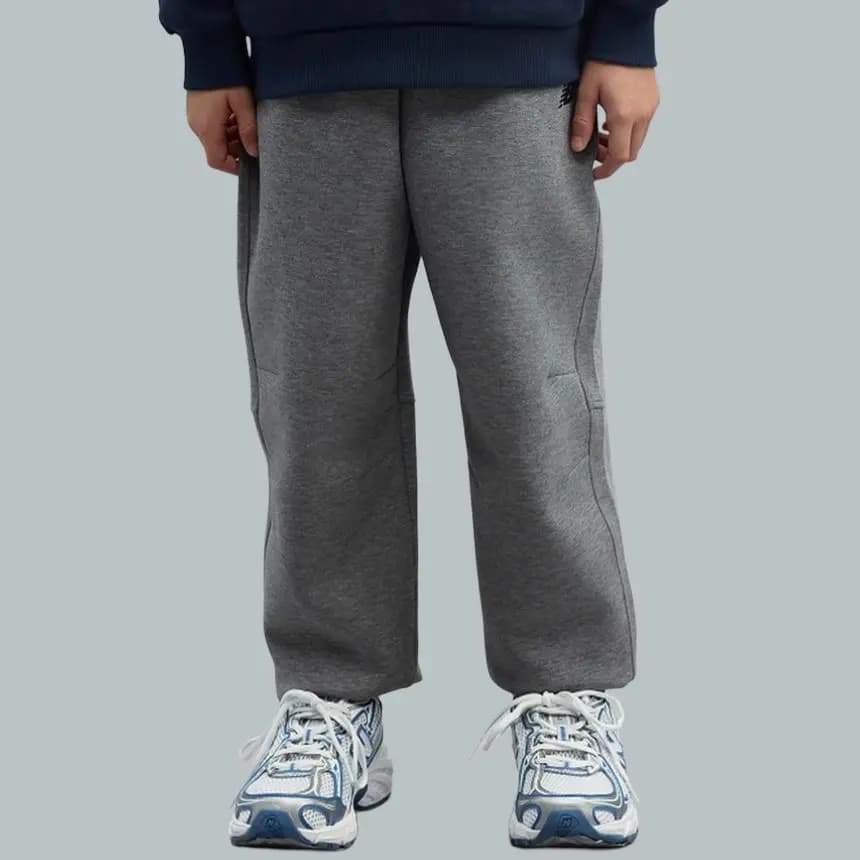 Children Aged 3-7 Years Old New Balance Knitted Sports Pants Dark Gray 2