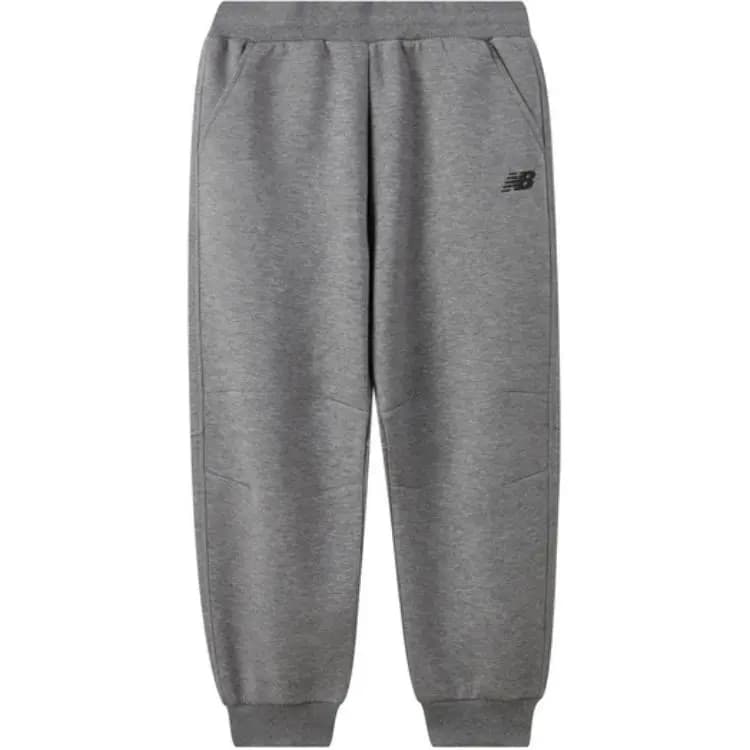 New Balance Örme İdman Şalvarı Uşaq Tünd Boz