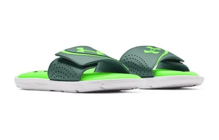 Under Armour Ignite Series Slip-Resistant Kids' Slippers Green White Kids' 4