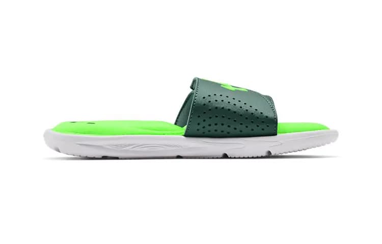 Under Armour Ignite Series Slip-Resistant Kids' Slippers Green White Kids' 2