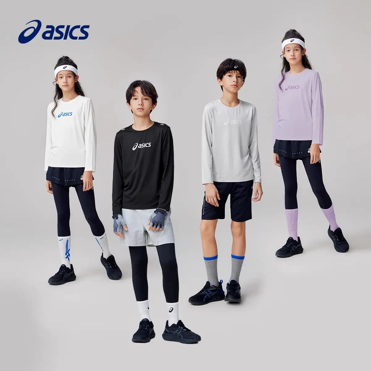 Asics T-Shirt Yeniyetmə Bənövşəyi 2