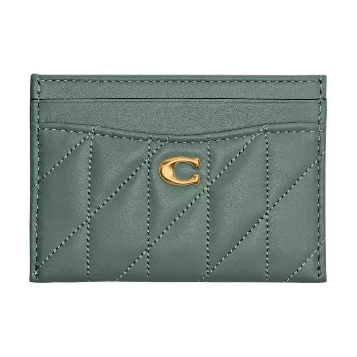 COACH Essential 11 Qadın Kart Qabı Brass & Sage