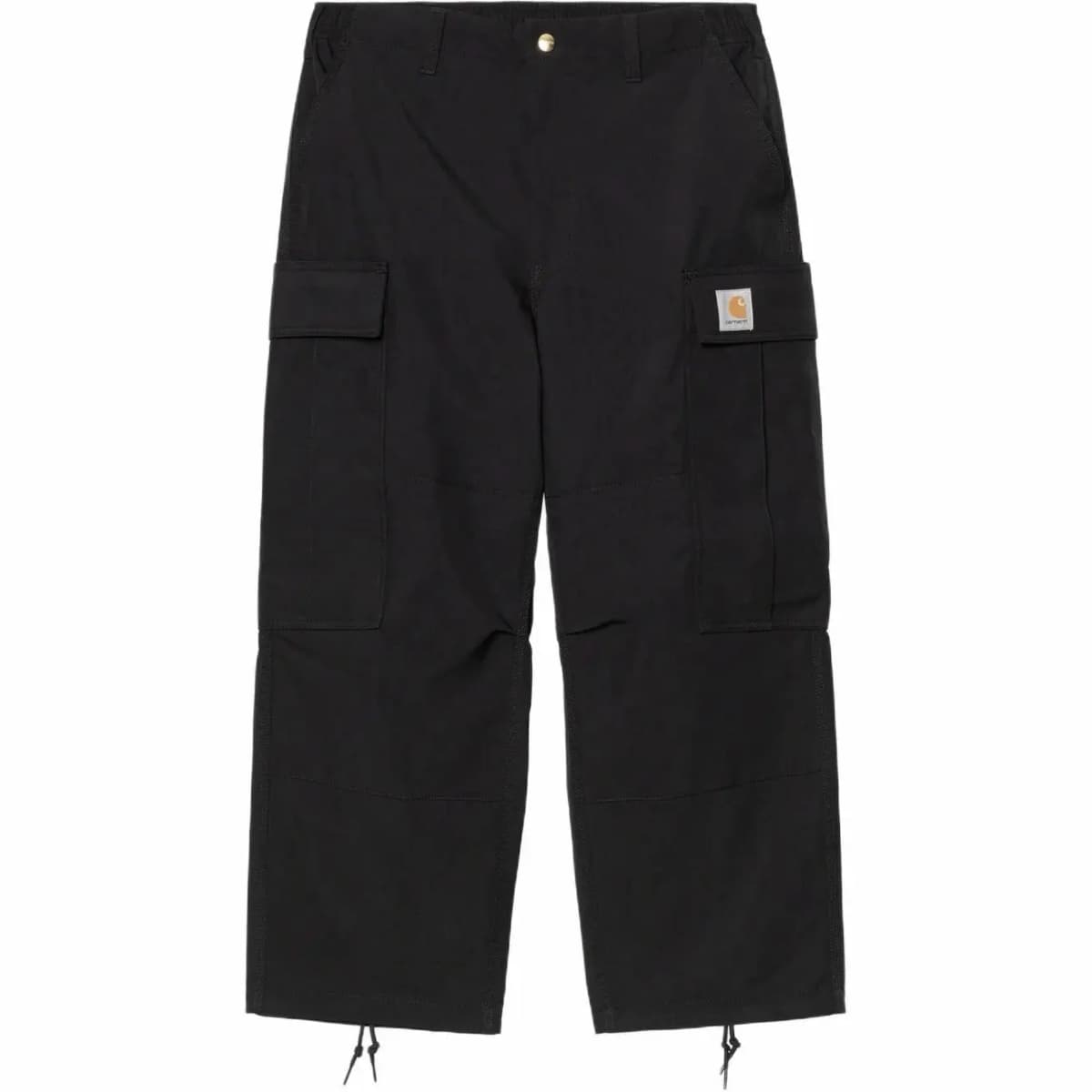 Carhartt WIP X INVINCIBLE Unisex Karqo Şalvar Qara
