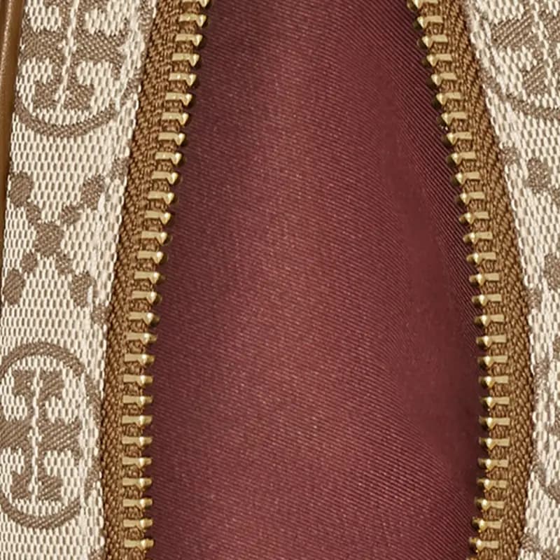 TORY BURCH T Monogram Qadın Kosmetika Çantası Qəhvəyi 6