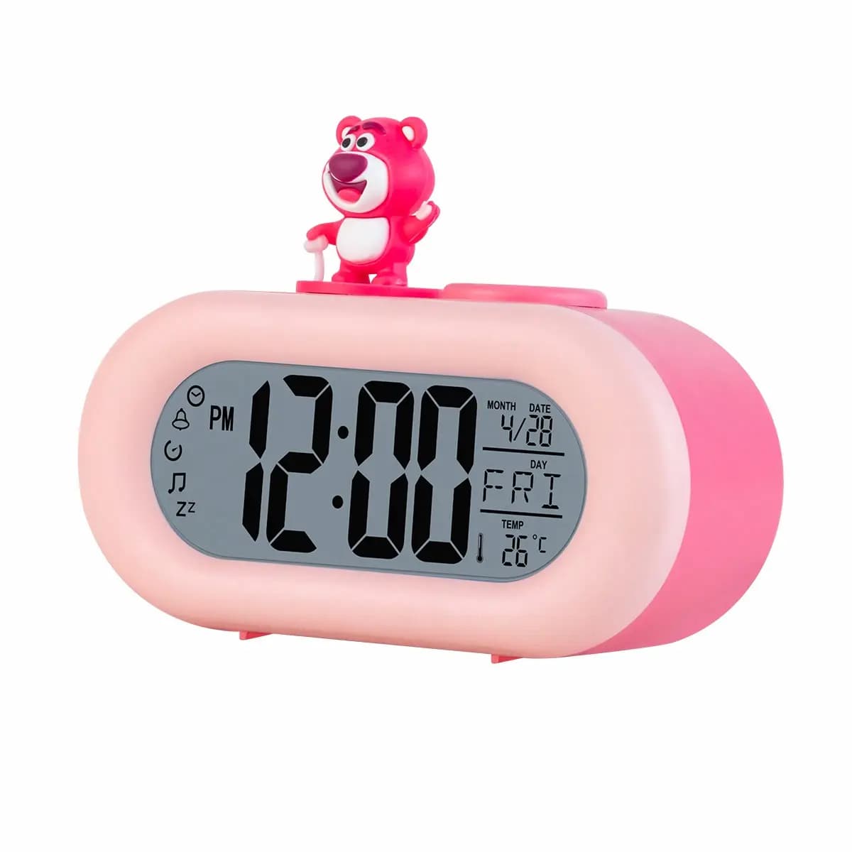 Disney Rəqəmsal Stolüstü Saat Unisex Qırmızı