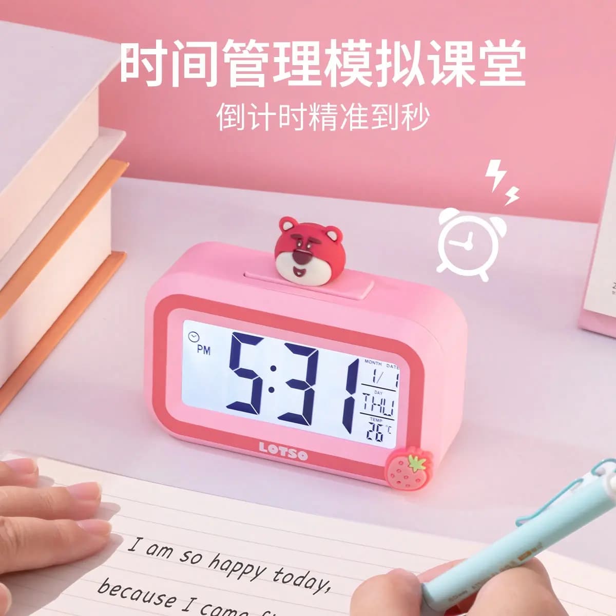 Disney Smart Rəqəmsal Zəngli Saat Unisex 6