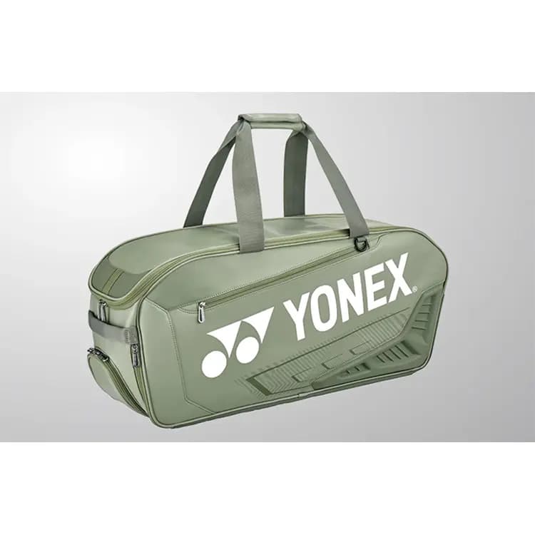 YONEX Large Capacity Independent Shoe Compartment Durable Badminton Racket Bag 6 Rackets Shoulder Bag Smoked Mint Unisex 2