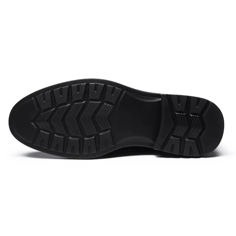 AOKANG British Style Business Fashion Wrinkle Groom Wedding Shoes Dress Leather Shoes Men's 11
