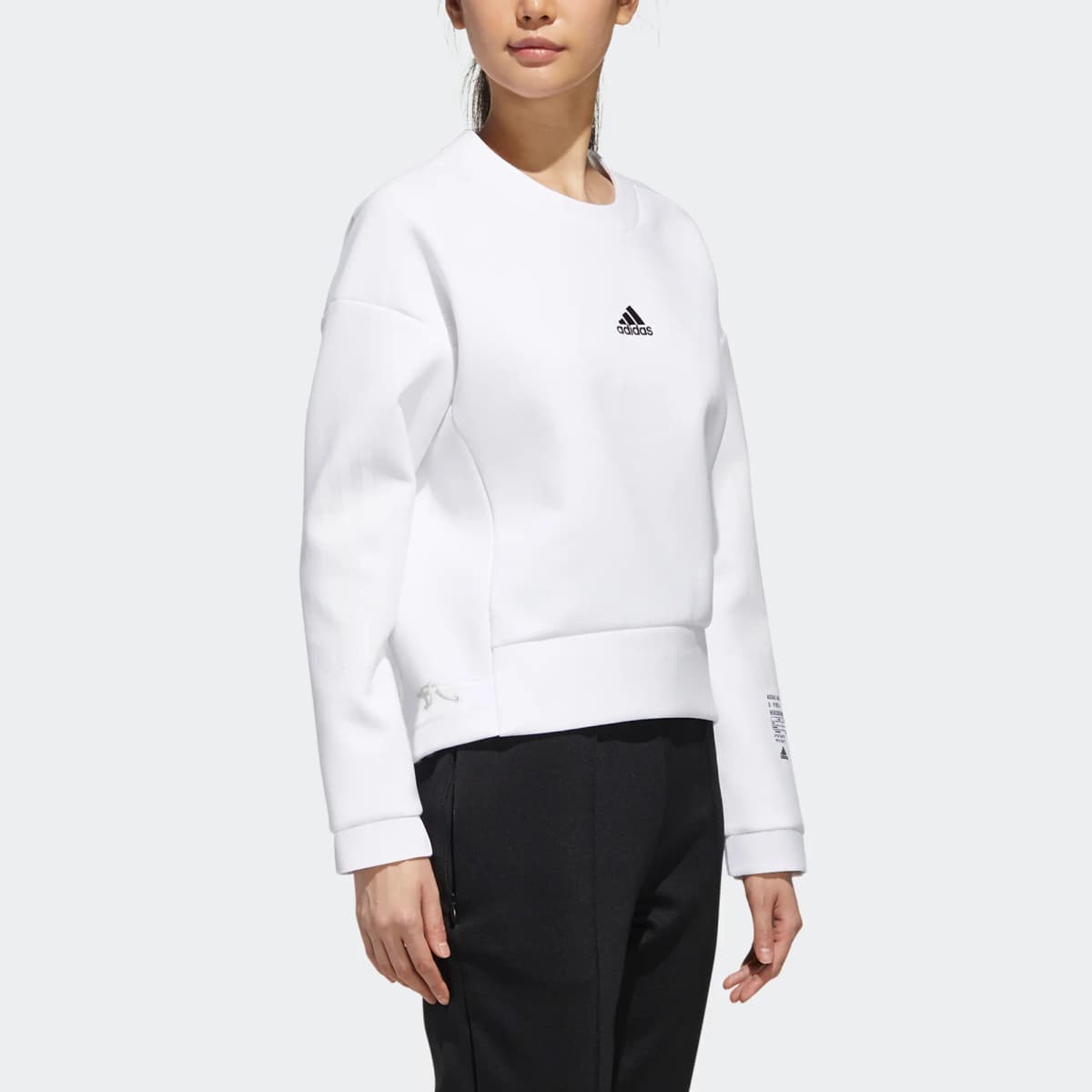 adidas Style Soft Swt Qadın Sweatshirt Ağ 5