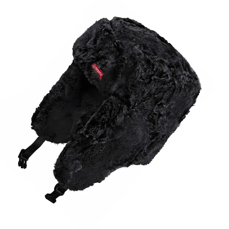 Supreme FW24 WEEK 17 USHANKA HAT Cotton Trapper Hat Unisex Brown/Black 2